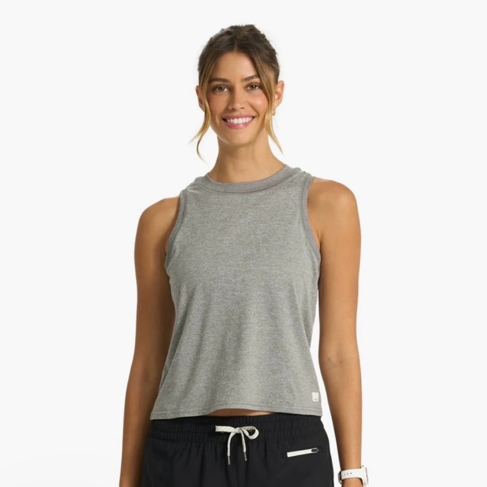 Vuori Heather Gray Women's Tank Top